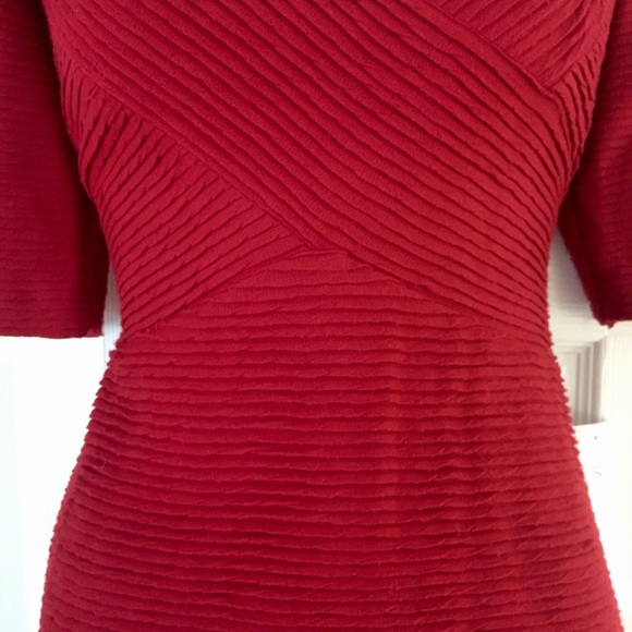 Maggy London Hot Red Dress - Picture 3 of 9